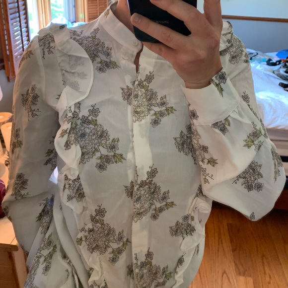 Floral Button Down - Picture 5 of 6